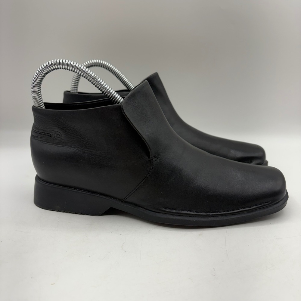 Rockport Womens Black Leather Square Toe Ankle Boots APW11571 Size 7M